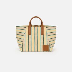 we-ar4 The Riviera Tote - Turquoise Stripe